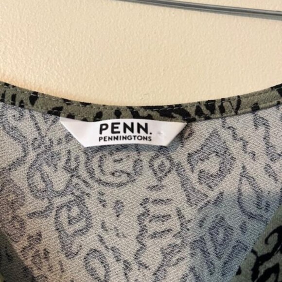 green and black summer dress - Picture 3 of 4